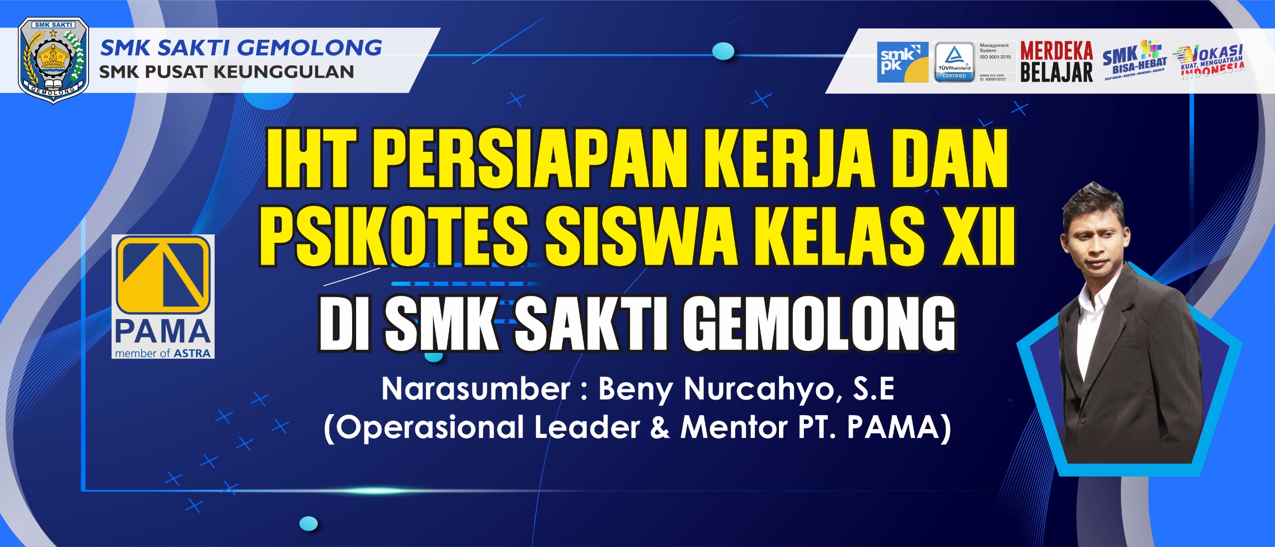 Pengumuman: Pelatihan Persiapan Kerja & Psikotes Siswa Kelas XII